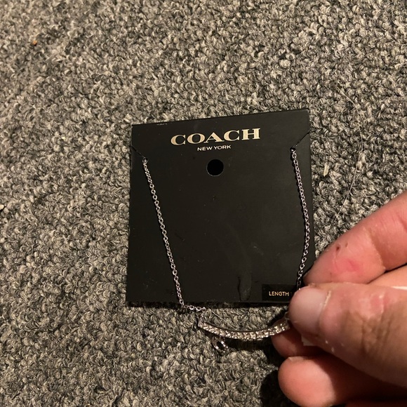 Coach Jewelry Coach Silver Necklace Nwt Poshmark